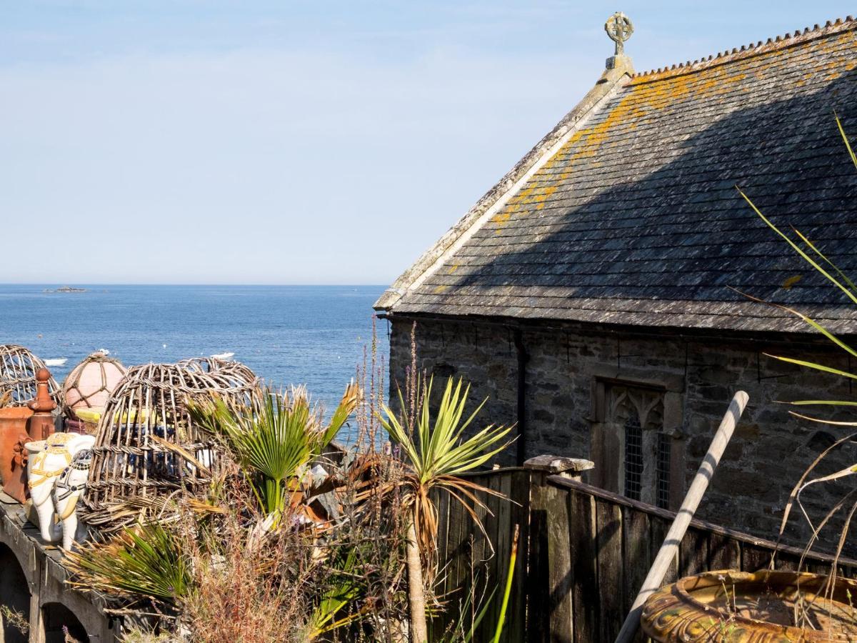 The Moonbeach Cabin Gorran Haven Buitenkant foto